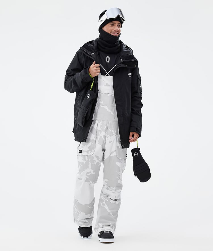 Notorious B.I.B Spodnie Snowboardowe Mężczyźni Grey Camo, Zdjęcie 2 z 7