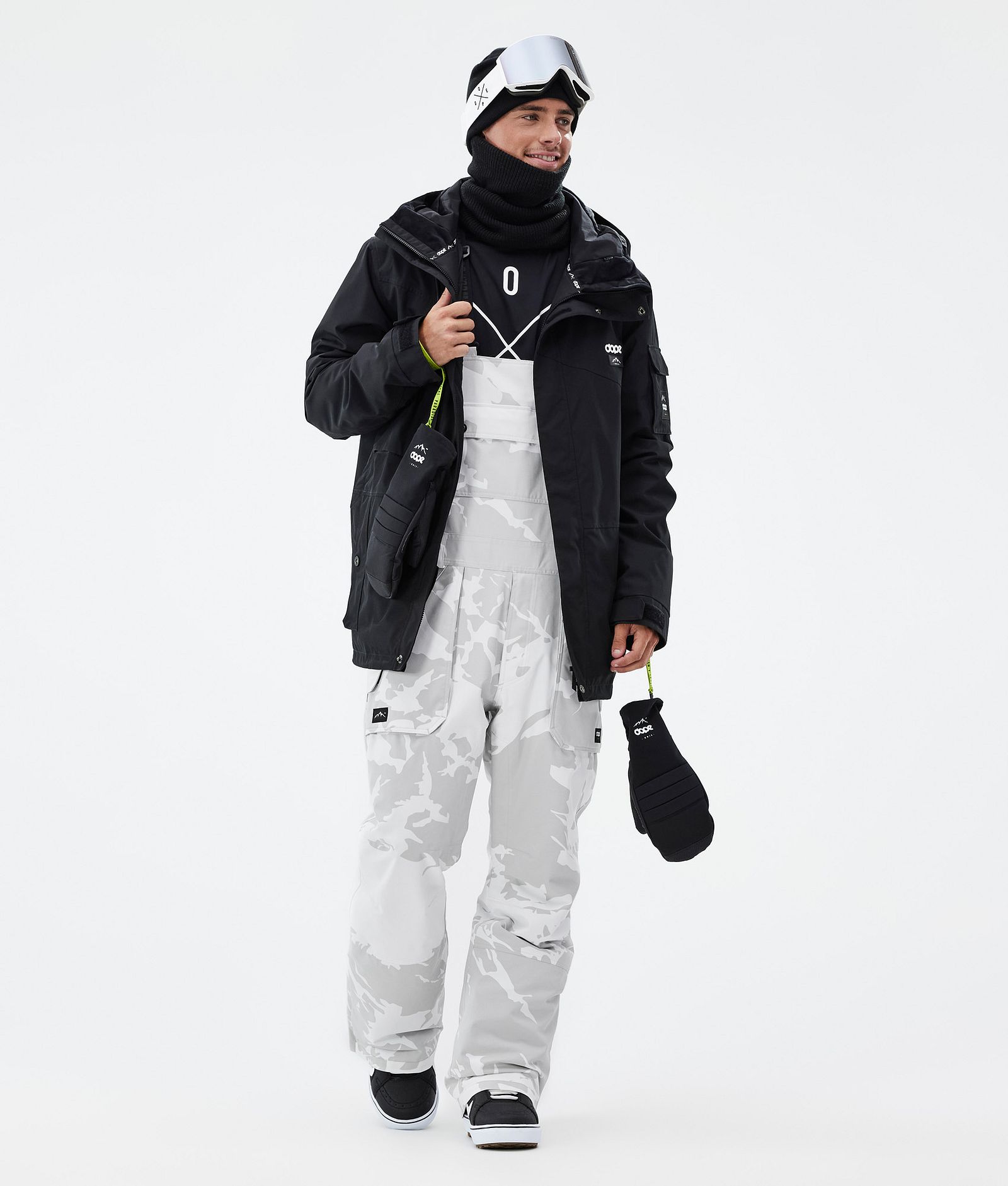 Notorious B.I.B Pantaloni Snowboard Uomo Grey Camo, Immagine 2 di 7