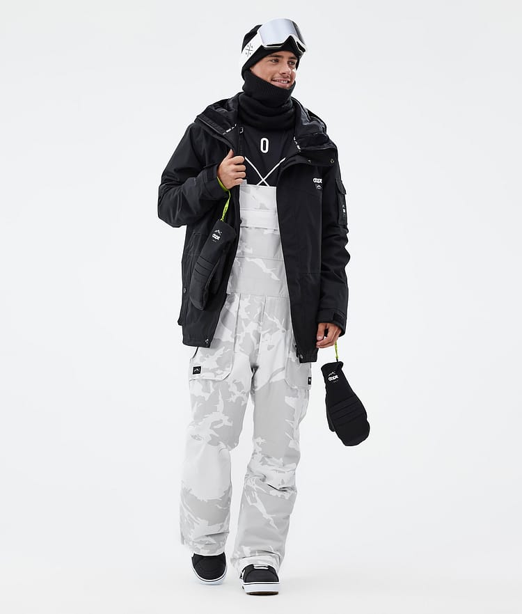 Notorious B.I.B Pantalon de Snowboard Homme Grey Camo, Image 2 sur 7