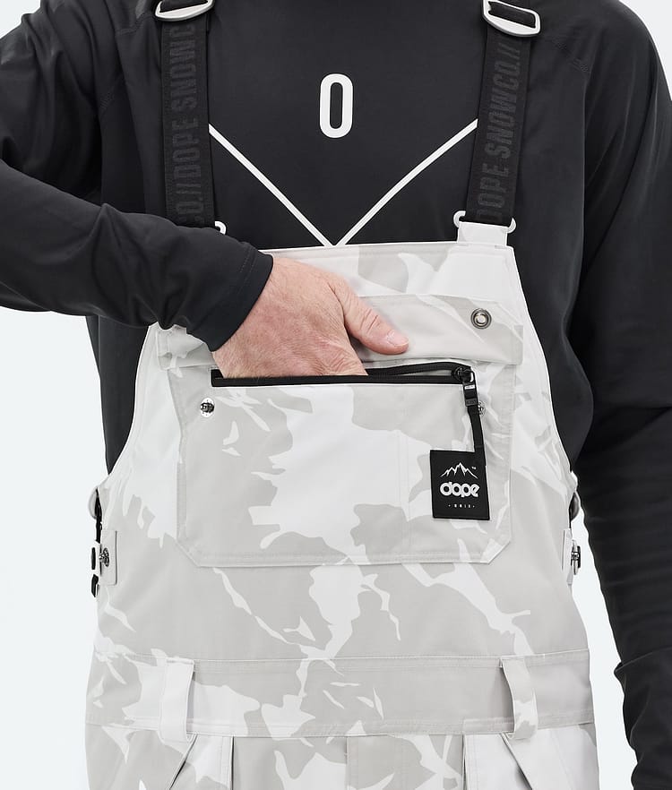 Notorious B.I.B Snowboard Pants Men Grey Camo Renewed, Image 6 of 7