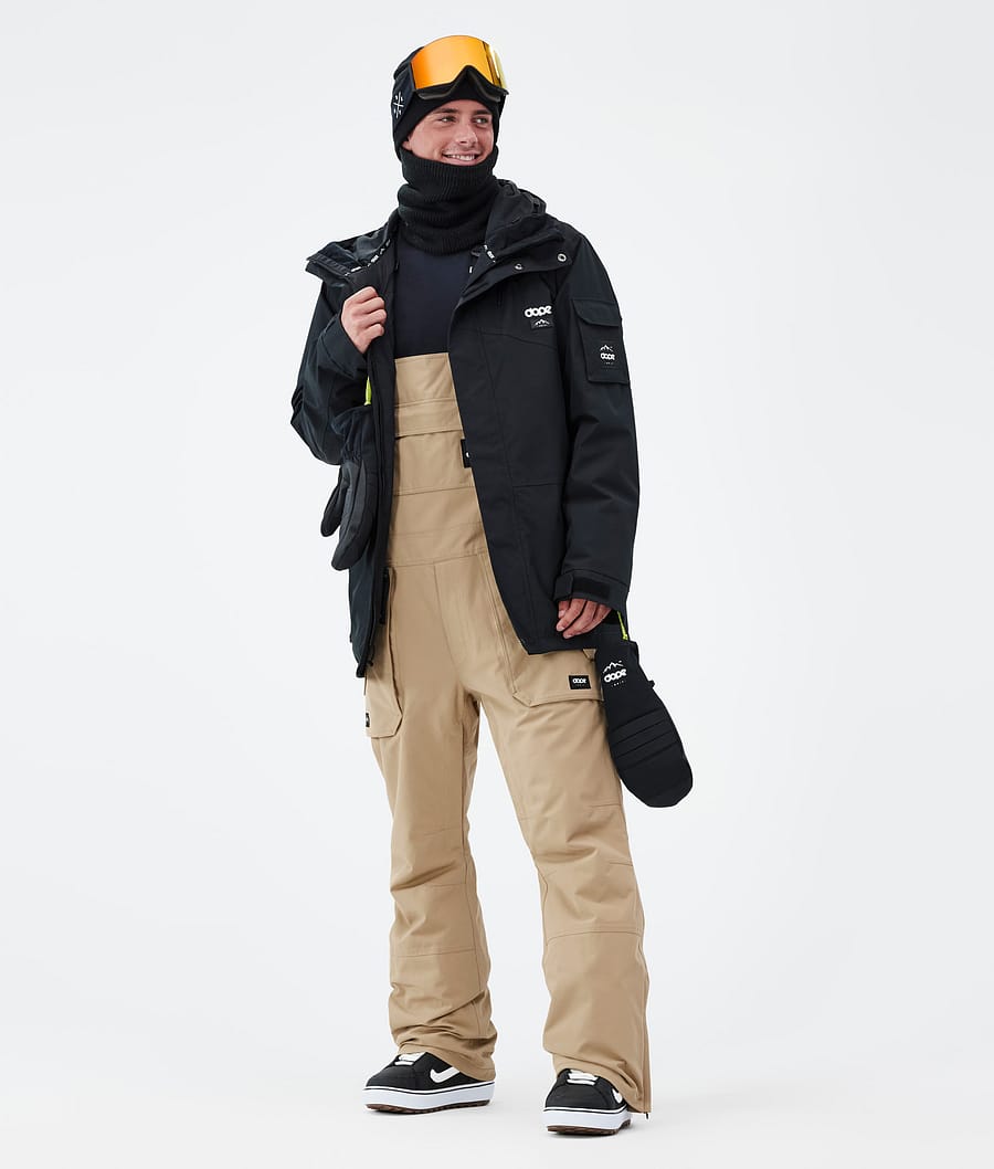 Notorious B.I.B Kalhoty na Snowboard Pánské Khaki