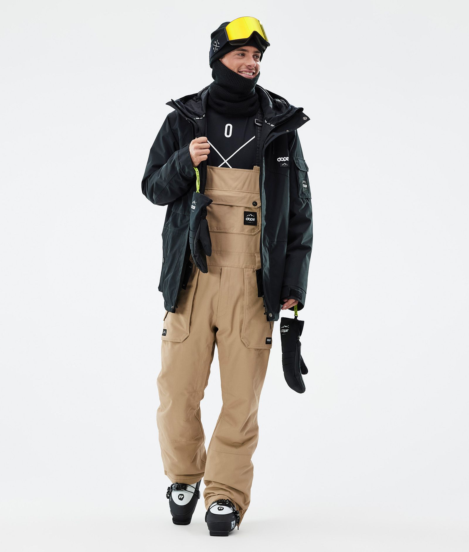Notorious B.I.B Pantalon de Ski Homme Khaki