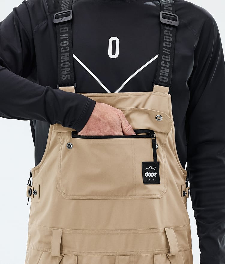 Notorious B.I.B Snowboardbyxa Herr Khaki, Image 6 of 7