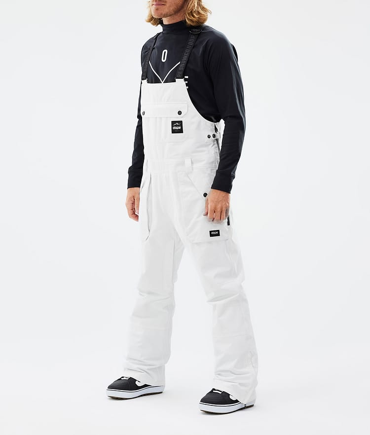 Dope Notorious B.I.B Men's Snowboard Pants Old White