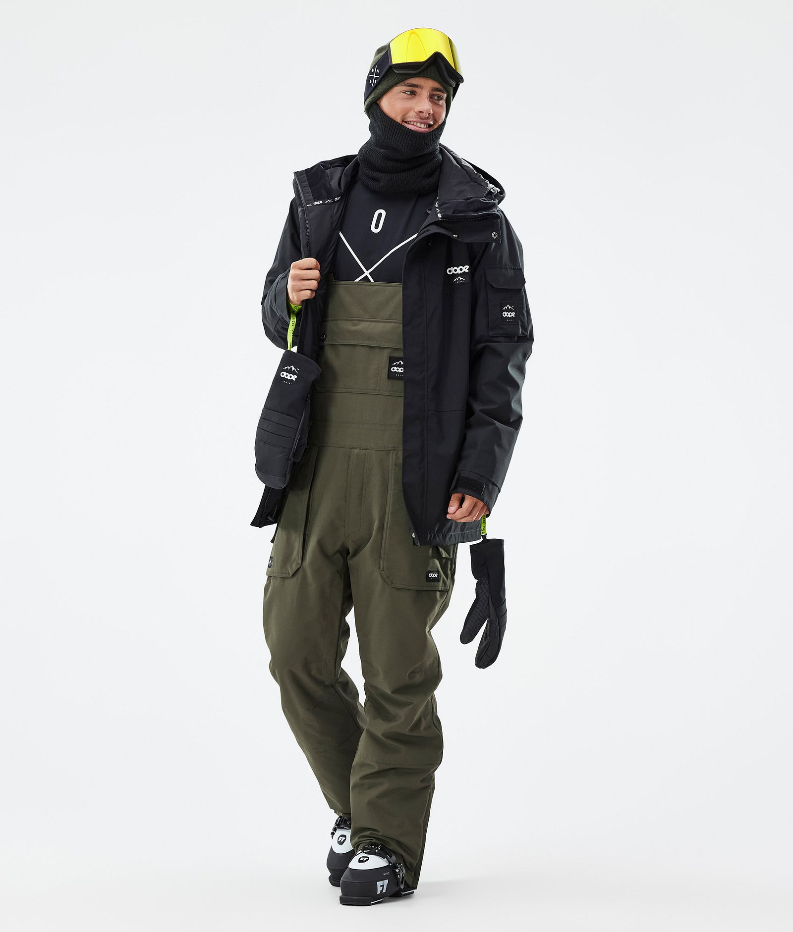 Notorious B.I.B Pantaloni Sci Uomo Olive Green, Immagine 2 di 7