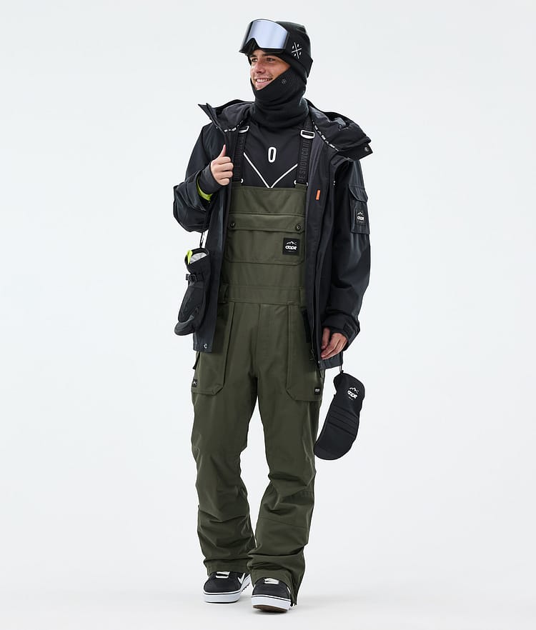 Notorious B.I.B Pantalon de Snowboard Homme Olive Green, Image 2 sur 7