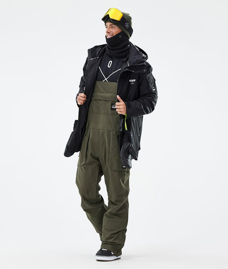 Notorious B.I.B Snowboardhose Herren Olive Green, Bild 2 von 7