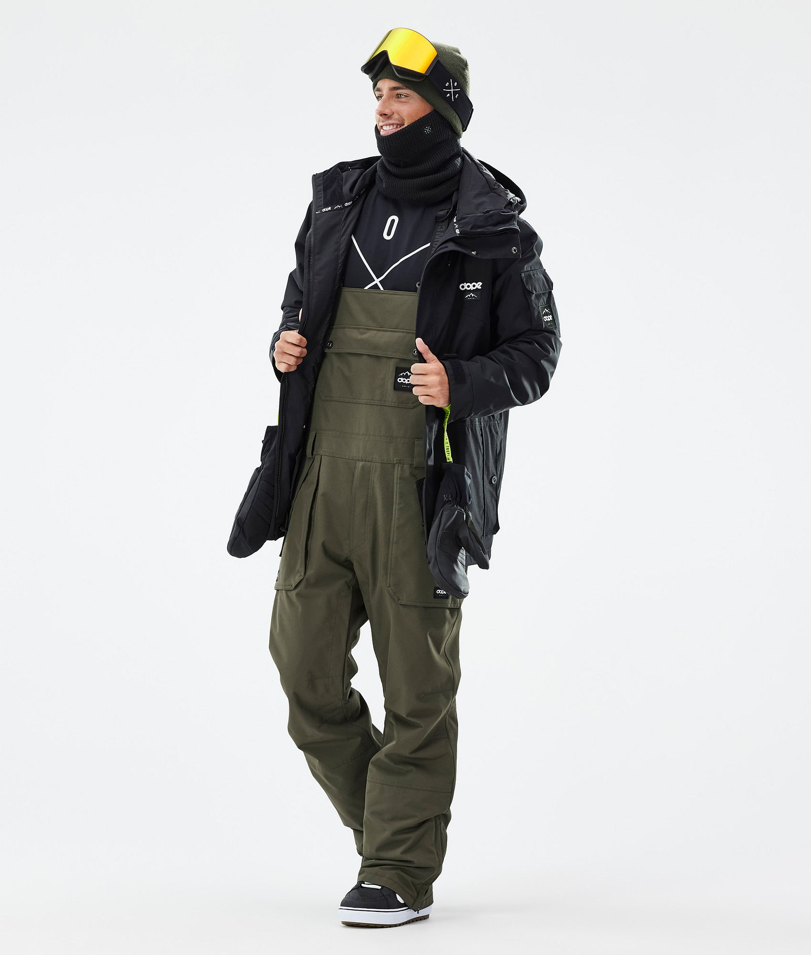 Notorious B.I.B Snowboardhose Herren Olive Green, Bild 2 von 7