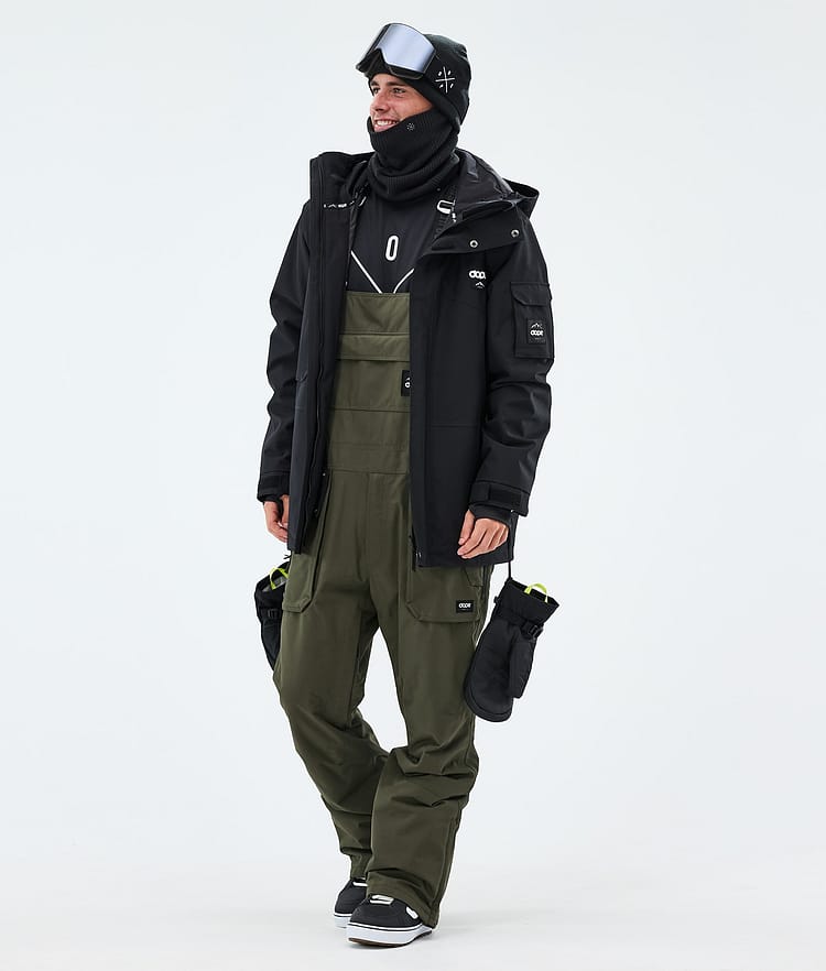 Notorious B.I.B Snowboard Pants Men Olive Green Renewed, Image 2 of 7