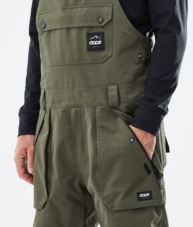 Notorious B.I.B Pantaloni Snowboard Uomo Olive Green, Immagine 5 di 7