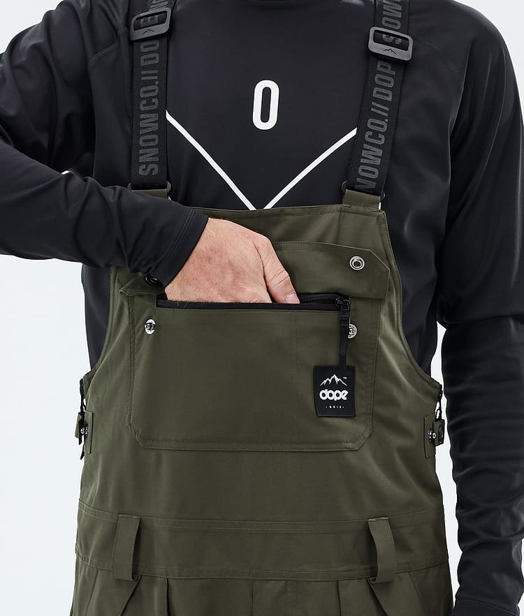 Notorious B.I.B Snowboard Pants Men Olive Green Renewed, Image 6 of 7