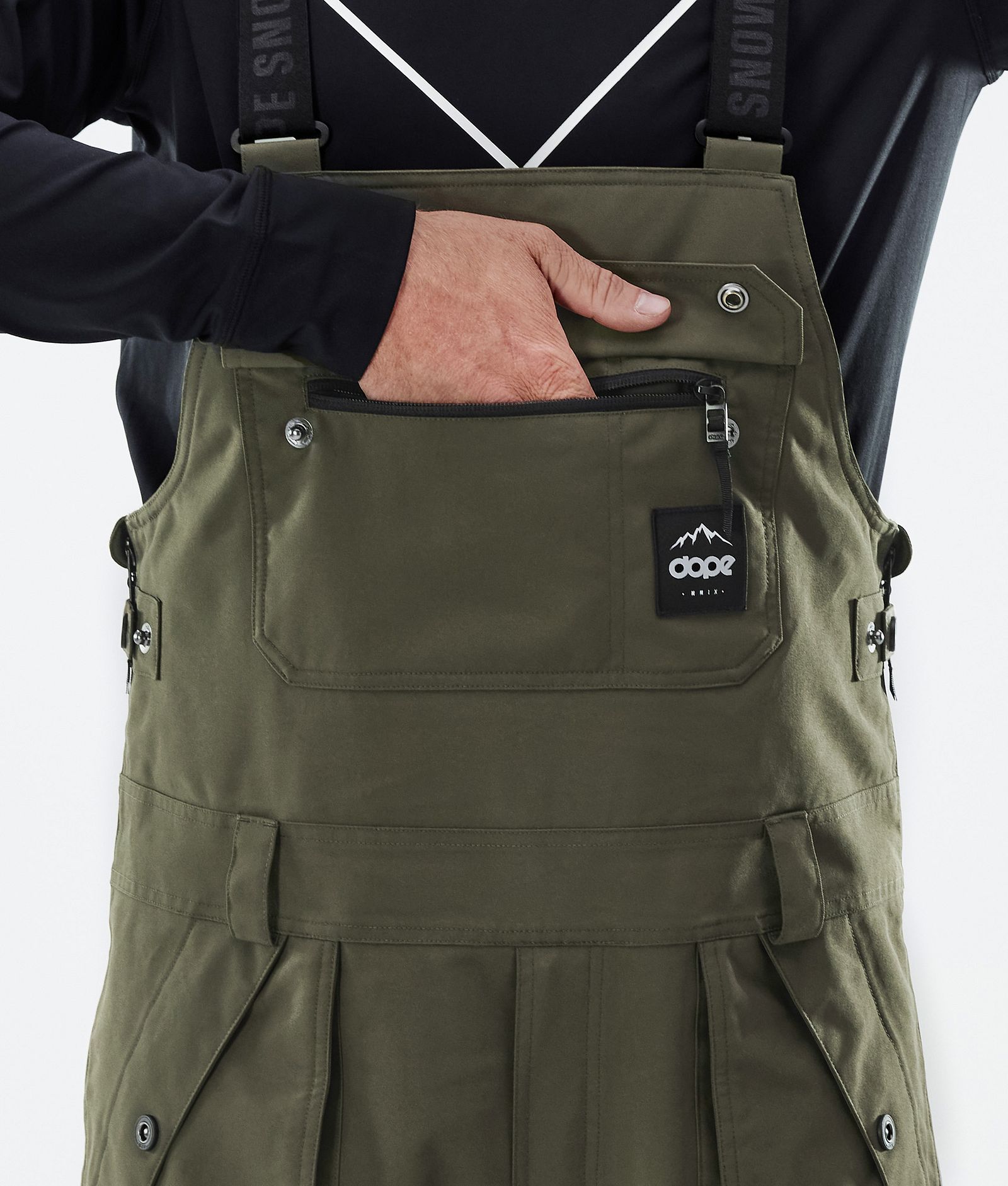 Notorious B.I.B Snowboardhose Herren Olive Green, Bild 6 von 7