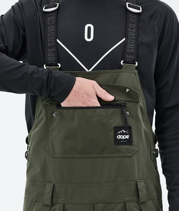 Notorious B.I.B Pantalon de Snowboard Homme Olive Green, Image 6 sur 7