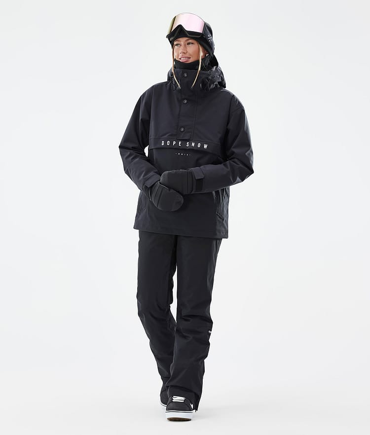 Con W Pantaloni Snowboard Donna Black, Immagine 2 di 6