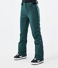 Con W Pantaloni Snowboard Donna Bottle Green Renewed, Immagine 1 di 6