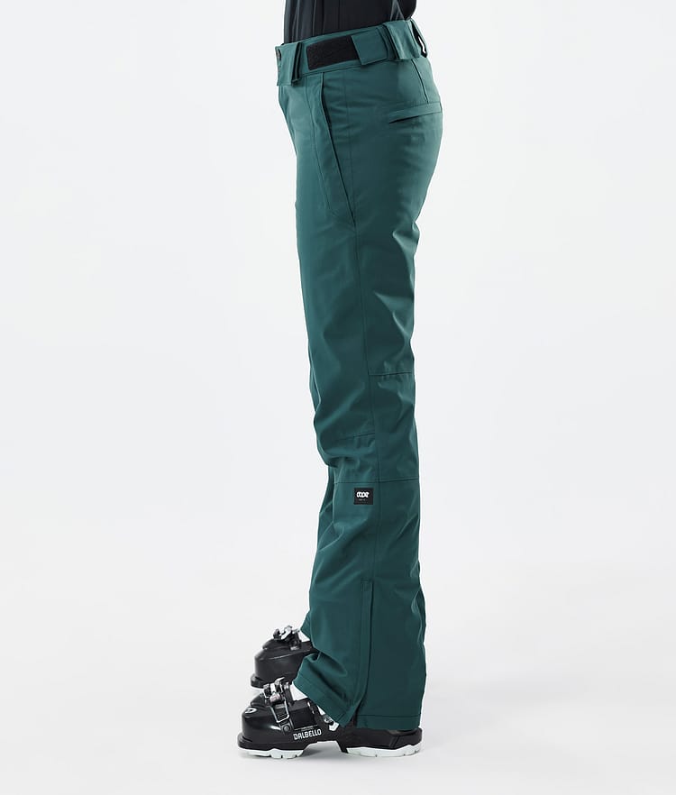 Con W Ski Pants Women Bottle Green, Image 3 of 6