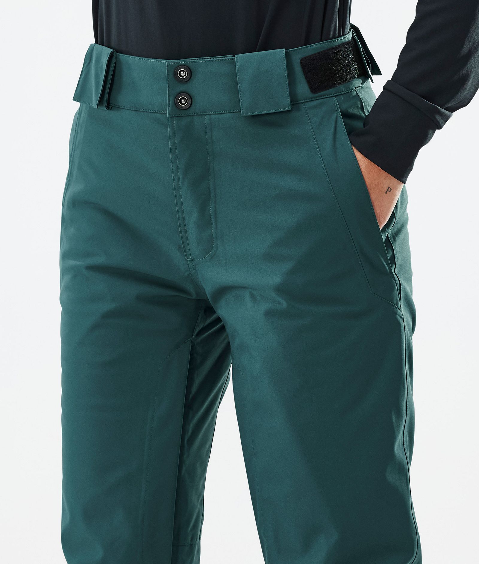 Con W Pantaloni Snowboard Donna Bottle Green Renewed, Immagine 5 di 6