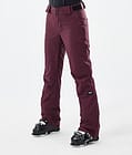 Con W Pantalon de Ski Femme Burgundy, Image 1 sur 6