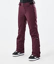 Con W Snowboard Pants Women Burgundy