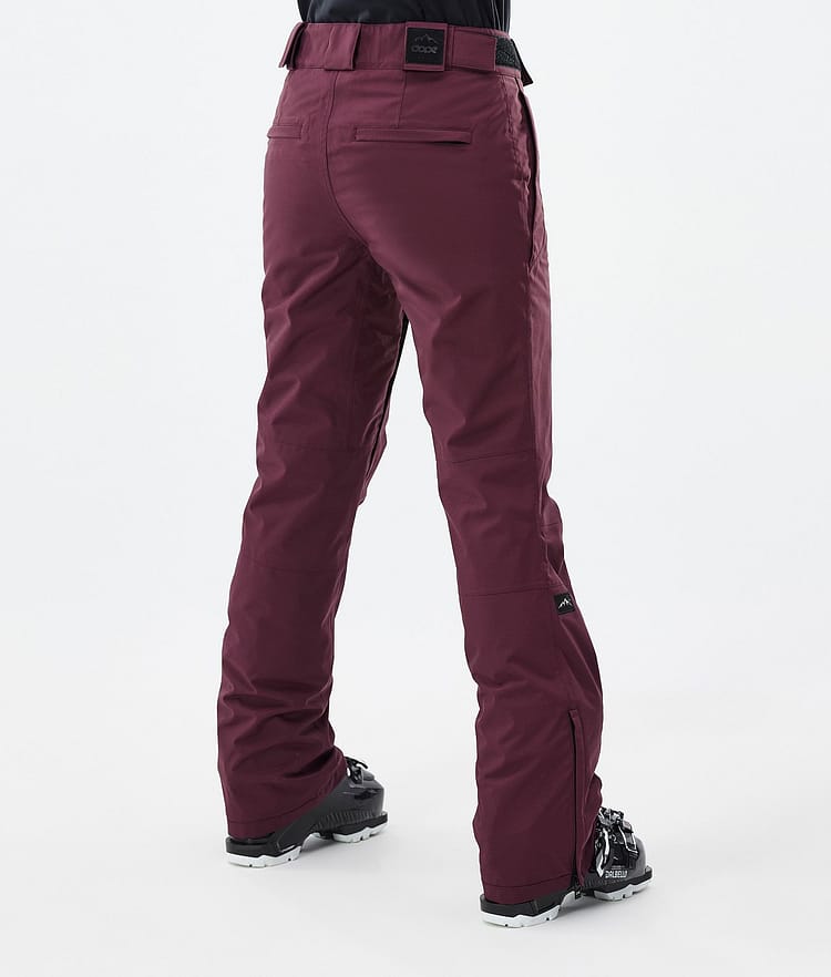 Con W Pantalon de Ski Femme Burgundy, Image 4 of 6