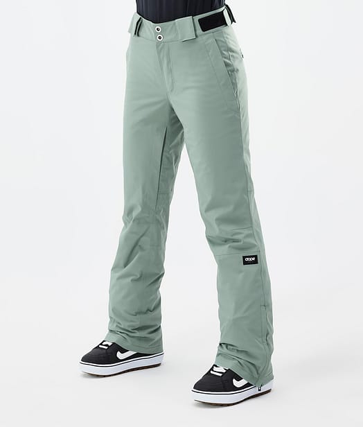 Con W Pantalon de Snowboard Femme Faded Green