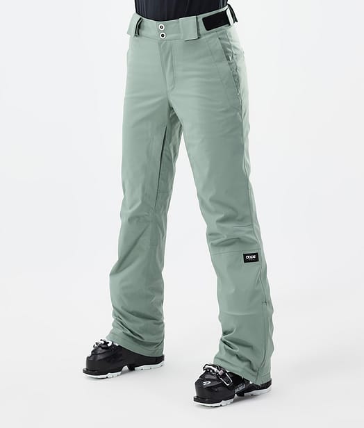 Con W Pantaloni Sci Donna Faded Green