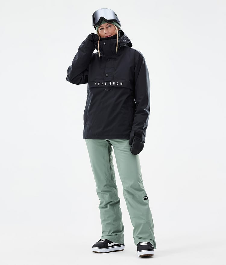 Con W Pantalon de Snowboard Femme Faded Green