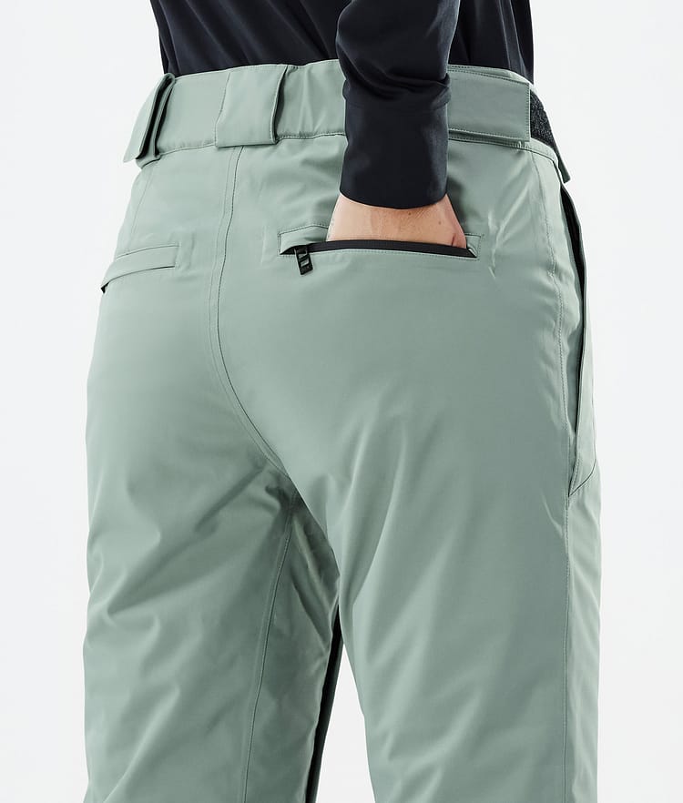 Con W Pantalon de Ski Femme Faded Green, Image 6 sur 6