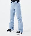 Con W Pantalones Snowboard Mujer Light Blue