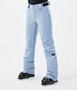 Con W Pantalon de Ski Femme Light Blue