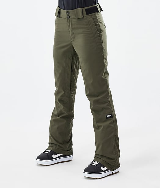 Con W Snowboardbyxa Dam Olive Green