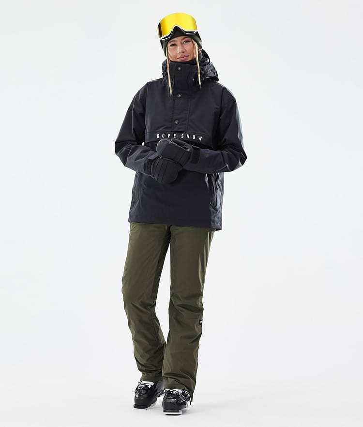 Con W Ski Pants Women Olive Green, Image 2 of 6