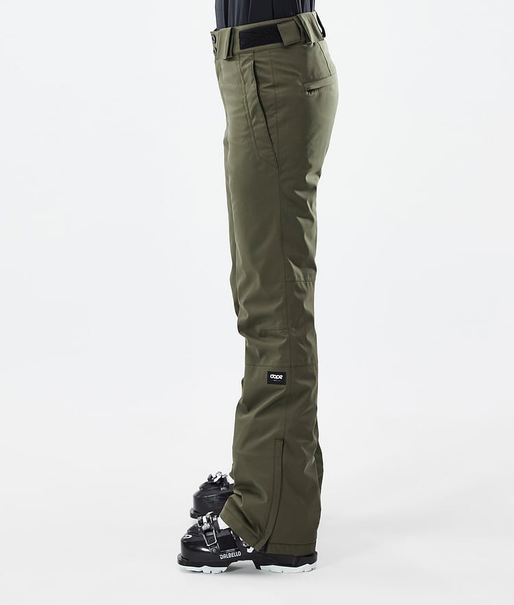 Con W Ski Pants Women Olive Green, Image 3 of 6