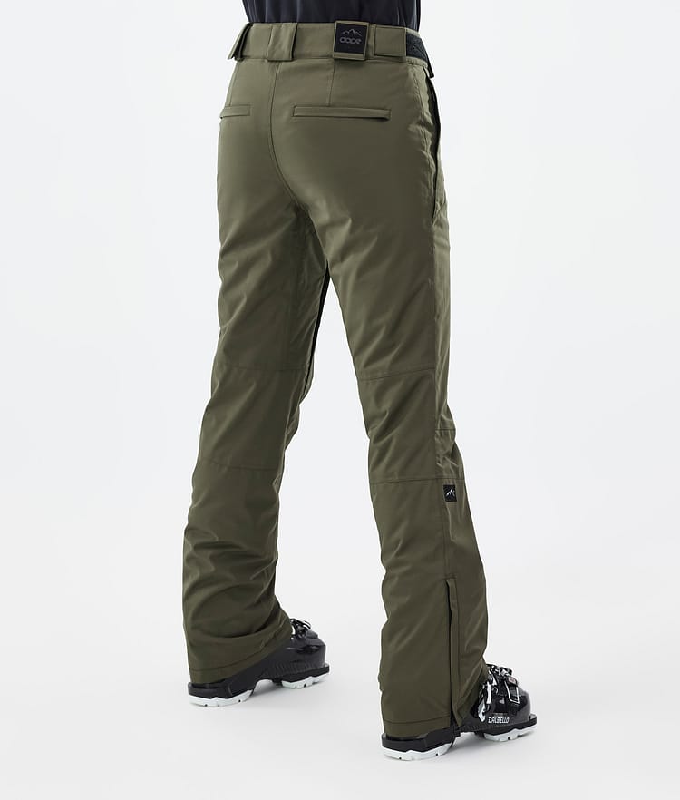 Con W Pantalon de Ski Femme Olive Green, Image 4 sur 6