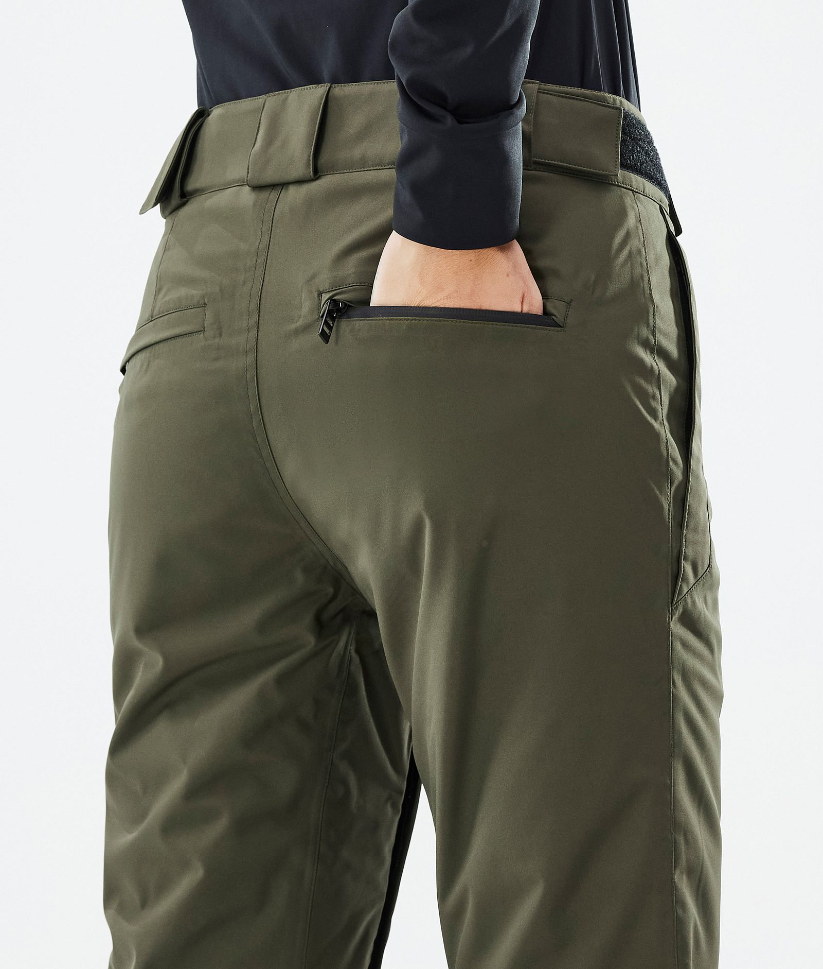 Con W Pantaloni Snowboard Donna Olive Green, Immagine 6 di 6