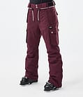 Iconic W Spodnie Narciarskie Kobiety Burgundy, Zdjęcie 1 z 7