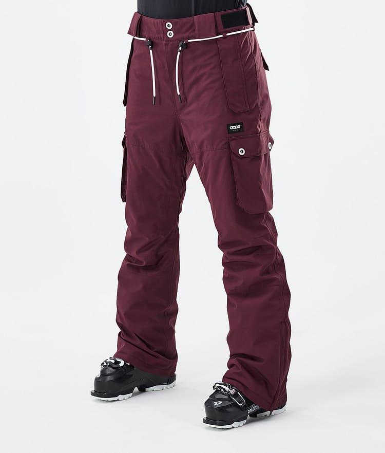 Iconic W Spodnie Narciarskie Kobiety Burgundy, Zdjęcie 1 z 7