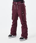 Iconic W Snowboardbyxa Dam Burgundy, Bild 1 av 7