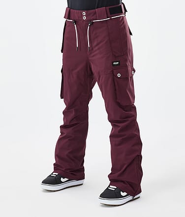 Iconic W Pantalon de Snowboard Femme Burgundy