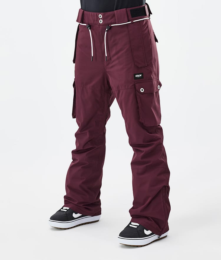 Iconic W Snowboardbyxa Dam Burgundy, Bild 1 av 7