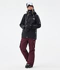 Iconic W Pantalon de Ski Femme Burgundy, Image 2 sur 7