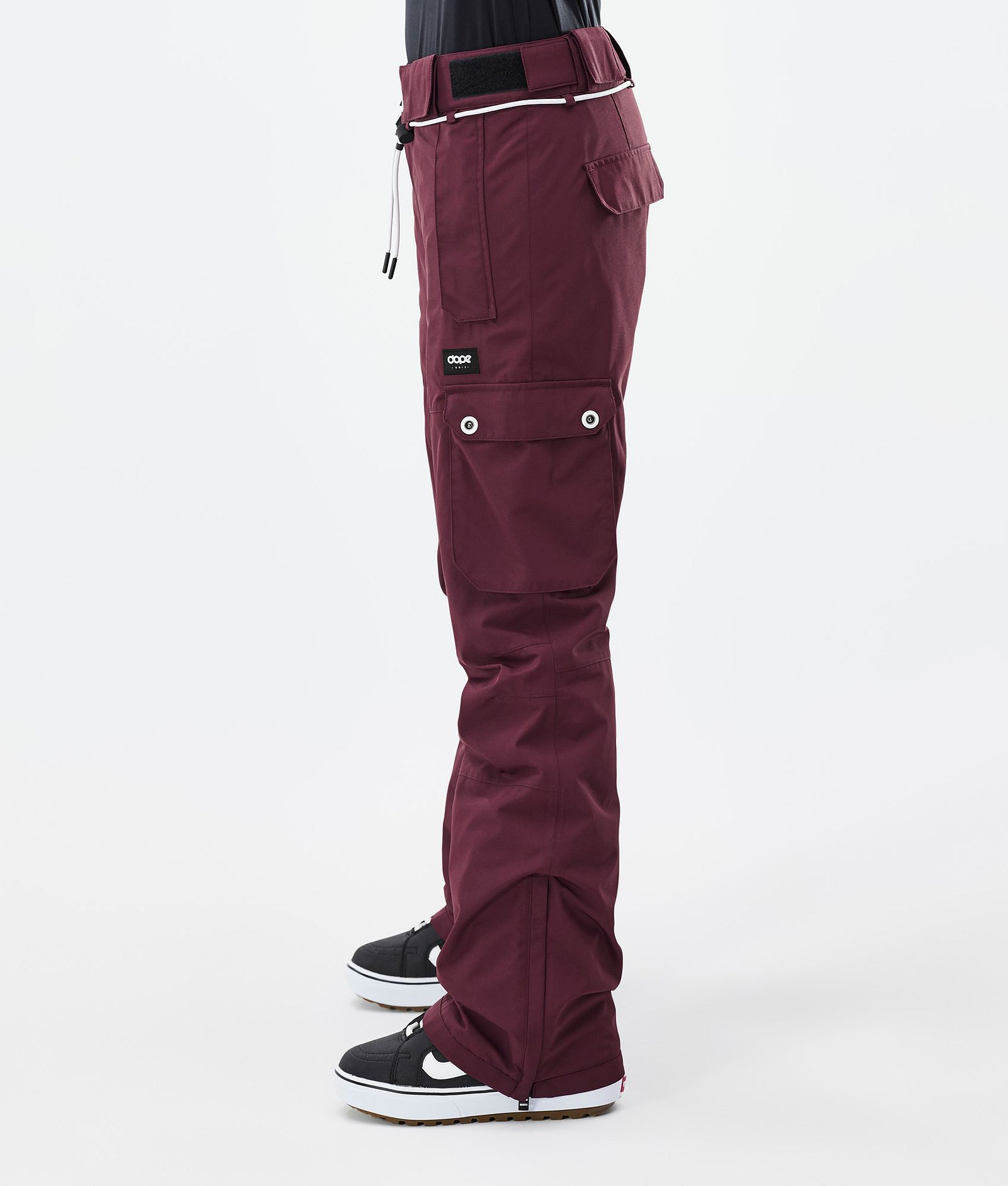 Iconic W Snowboardbyxa Dam Burgundy, Bild 3 av 7
