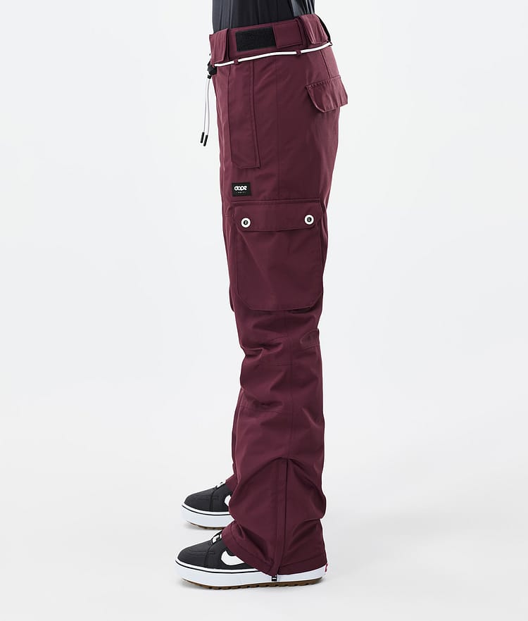 Iconic W Snowboardhose Damen Burgundy, Bild 3 von 7