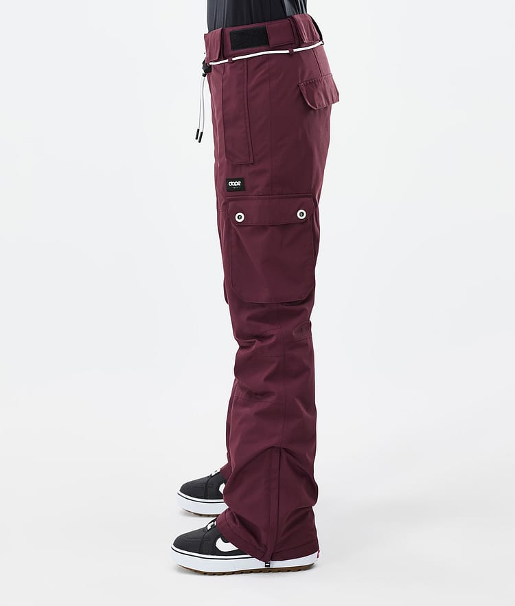 Iconic W Pantaloni Snowboard Donna Burgundy