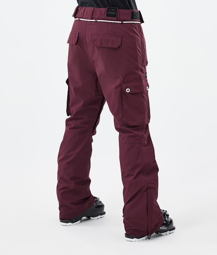 Iconic W Pantalon de Ski Femme Burgundy, Image 4 sur 7