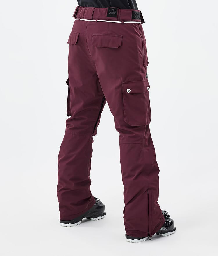 Iconic W Skihose Damen Burgundy