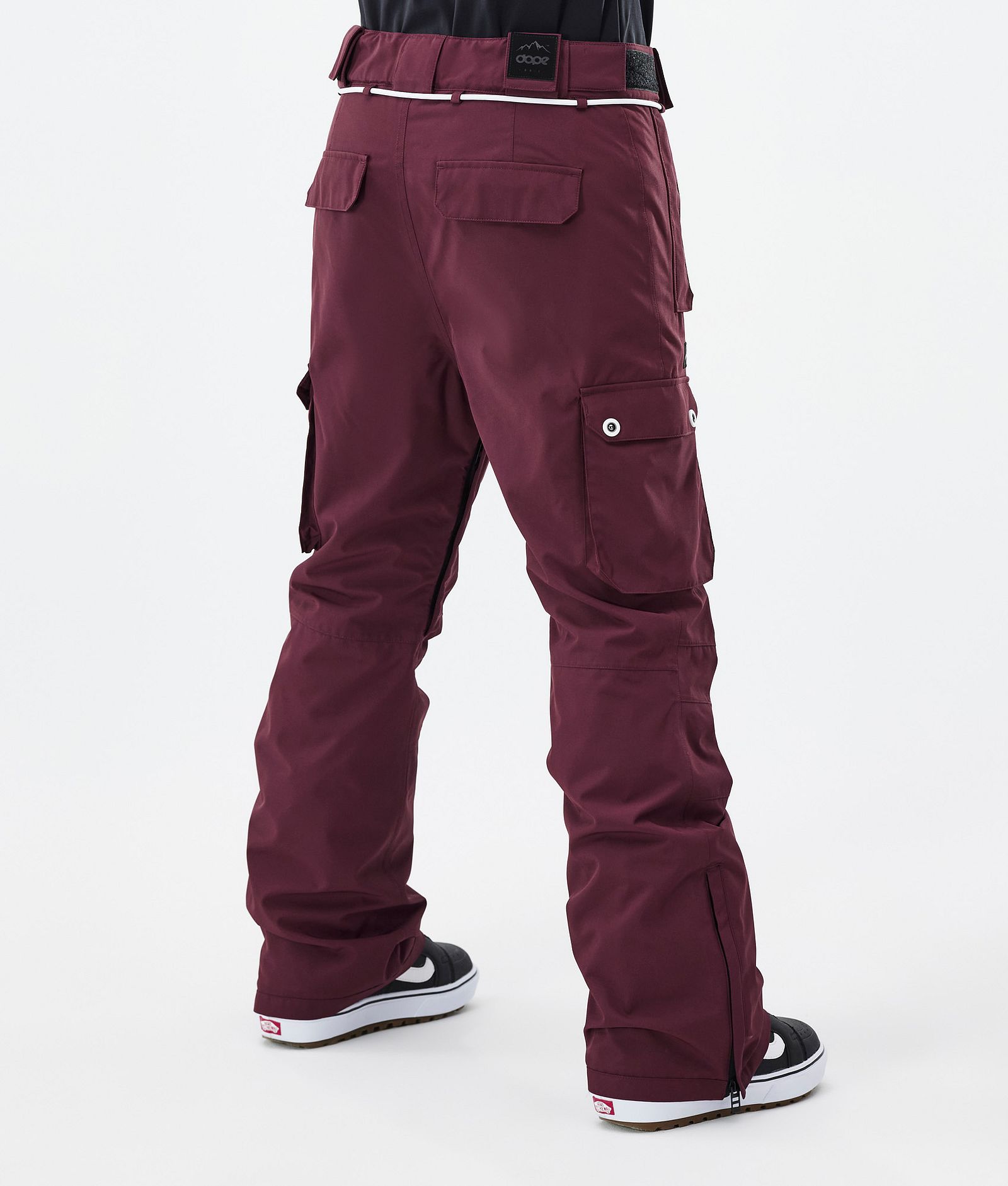 Iconic W Snowboardbyxa Dam Burgundy, Bild 4 av 7