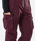 Iconic W Pantalon de Ski Femme Burgundy, Image 6 sur 7