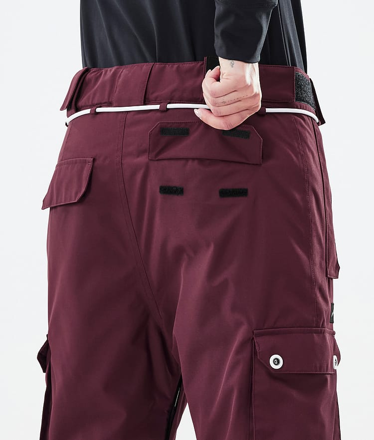 Iconic W Kalhoty na Snowboard Dámské Burgundy