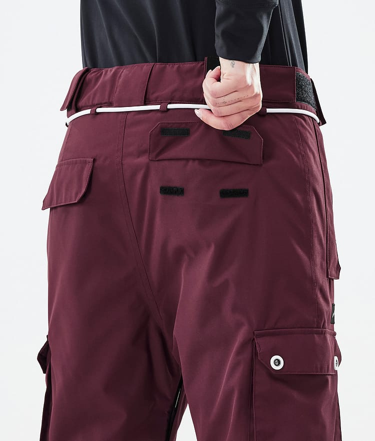 Iconic W Snowboard Bukser Dame Burgundy, Billede 7 af 7